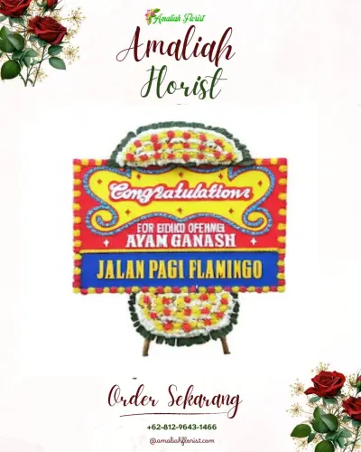 Bunga Papan Congratulation di Total